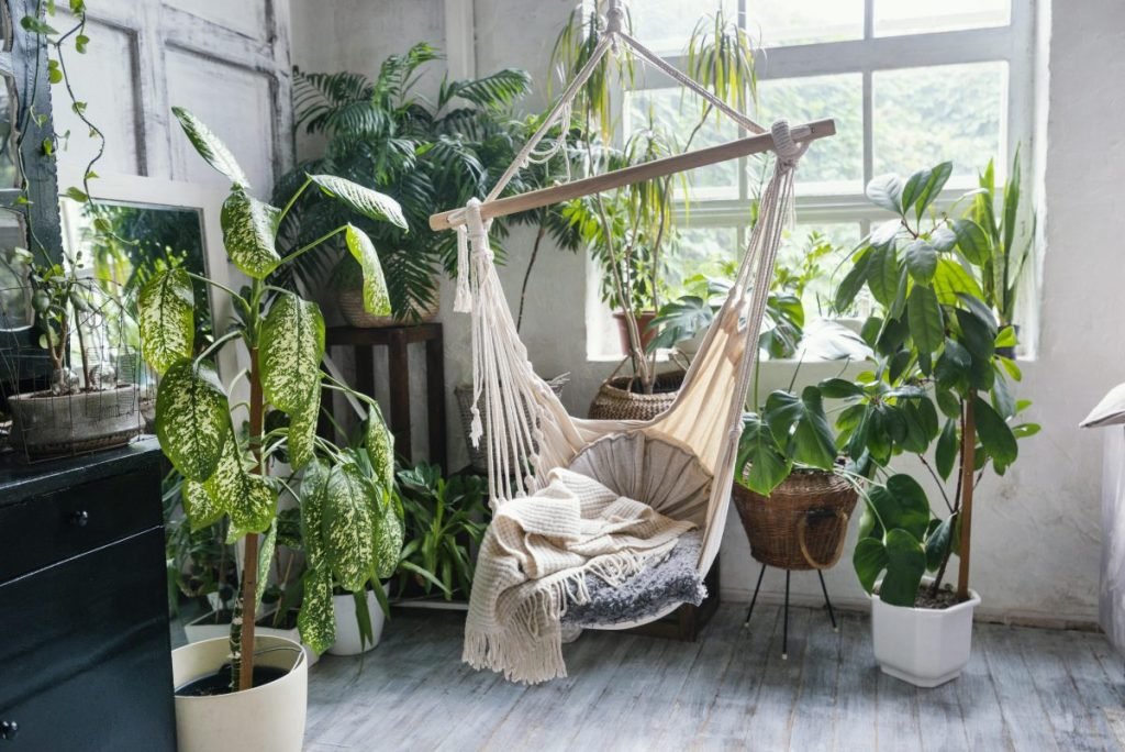 Domácnosť v štýle urban jungle - rastliny v centre pozornosti