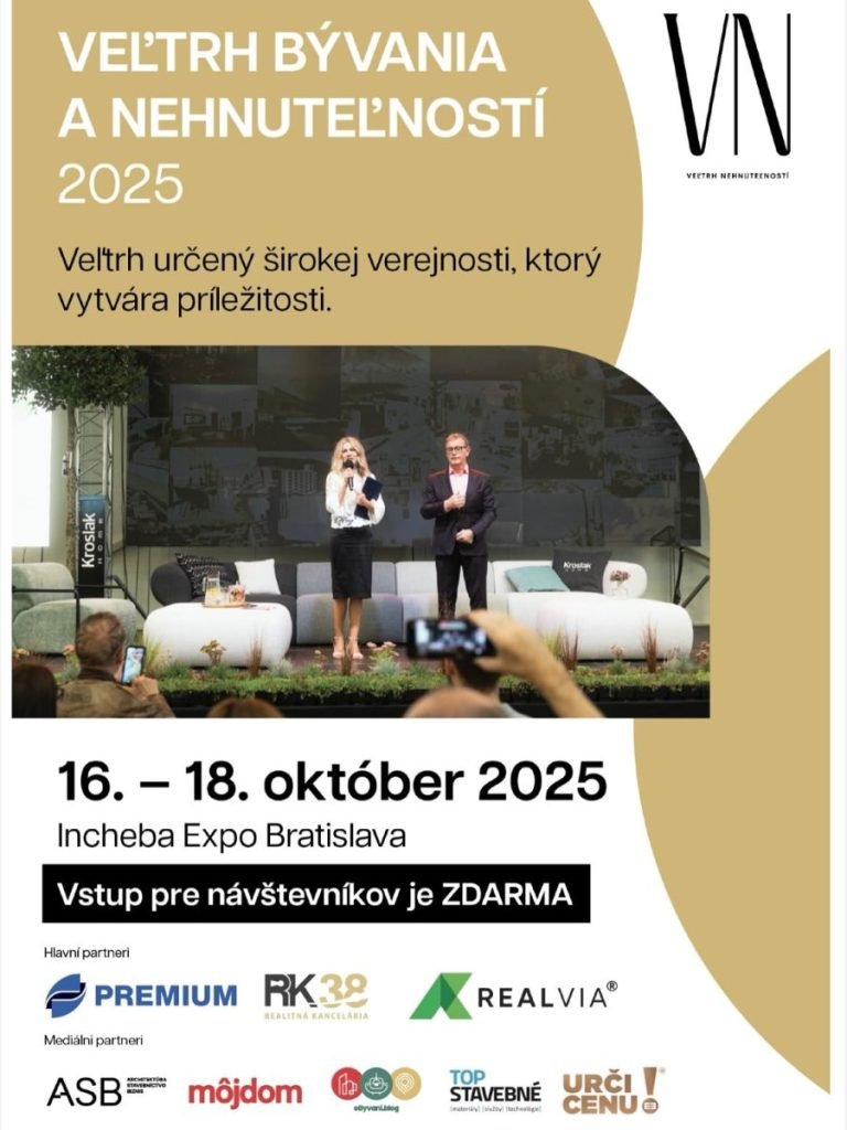 Veľtrh bývania a nehnuteľností 2025: Vaša brána k vysnívanému domovu sa otvára v Bratislave!