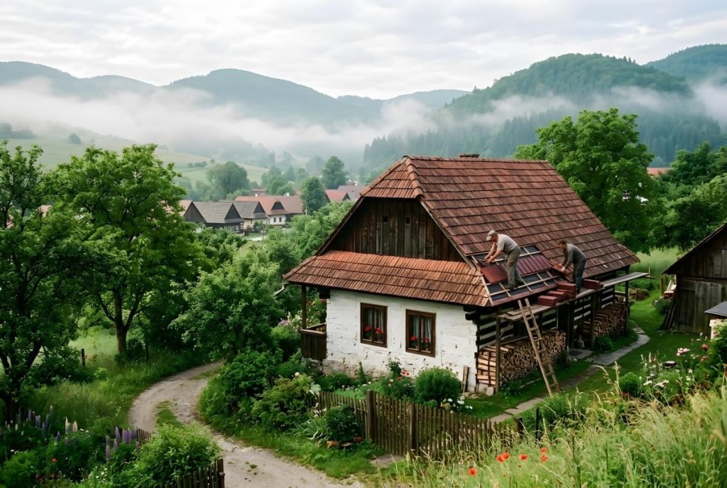 Oplatí sa ponechať starú škridlovú strechu pri rekonštrukcii domu?