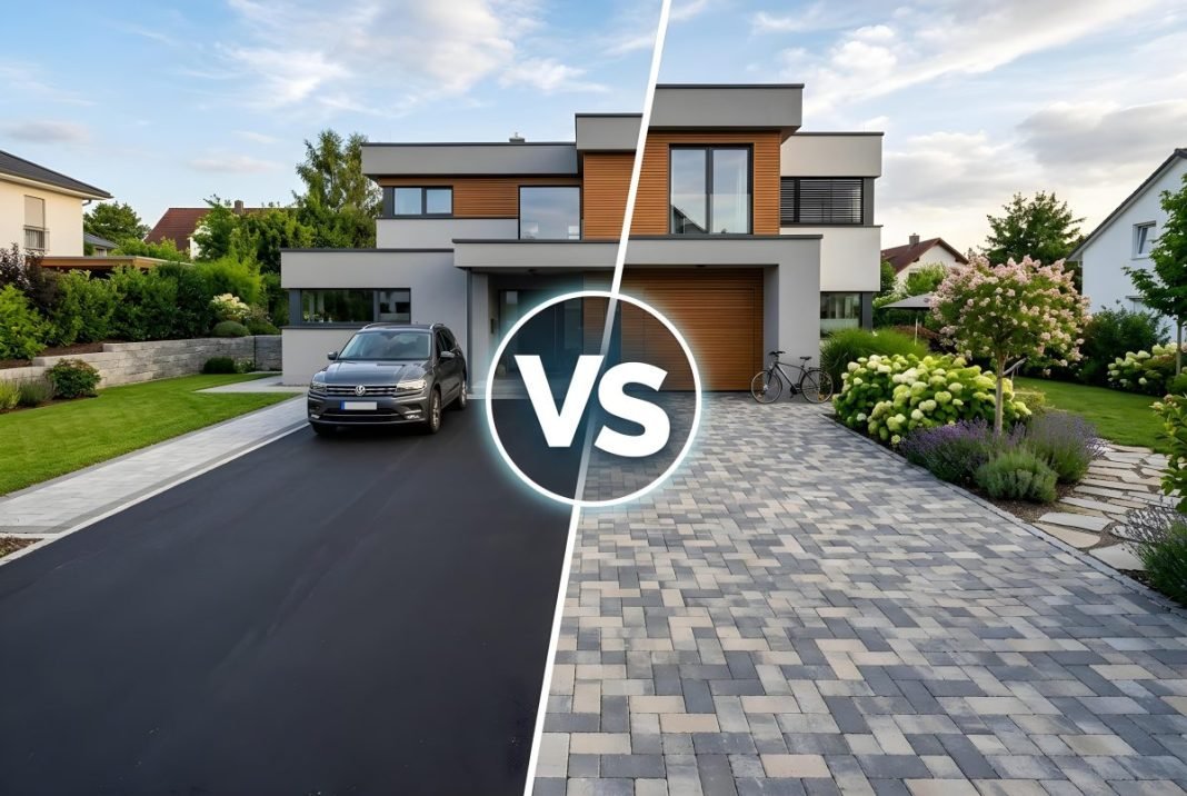 Asfalt vs. zámková dlažba pri rodinnom dome: Čo si vybrať?