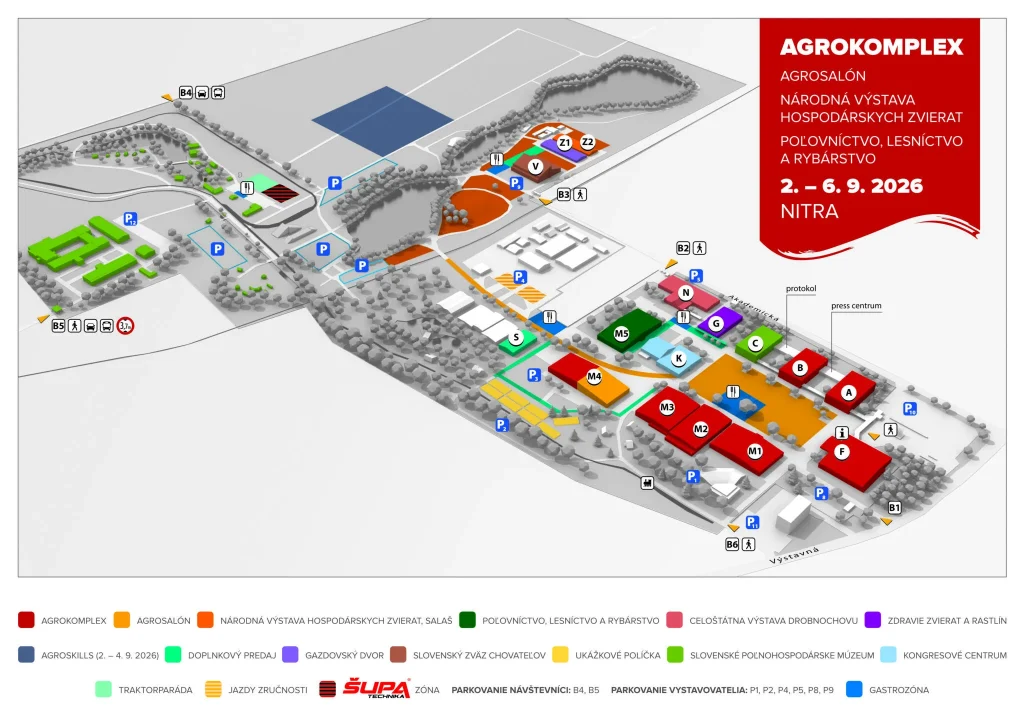 Agrokomplex 2026: Sviatok slovenského vidieka, špičkovej techniky a poctivých chutí mieri do Nitry